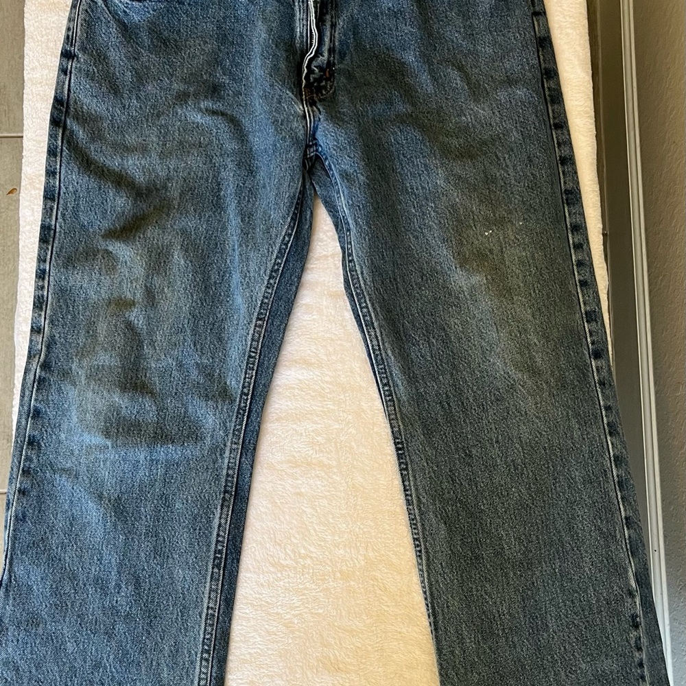 Harley-Davidson Men's Blue Relaxed Jeans